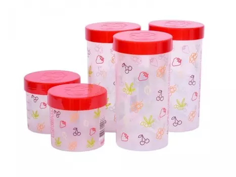 Oursson Набор eмкостей для жидких и сыпучих продуктов 5 шт. JA55171