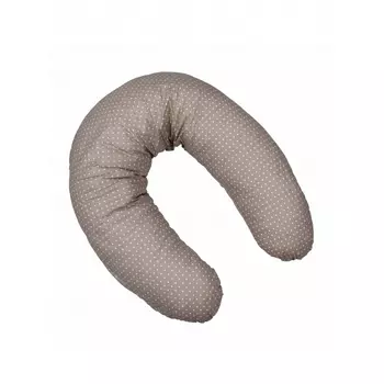 Owl&amp;EarlyBird Наволочка для подушки для беременных и кормящих Горошки 35x180 см