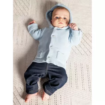 Папитто Кофточка с капюшоном вязаная