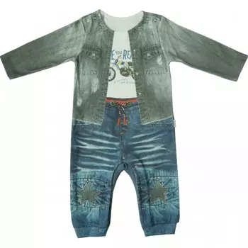 Папитто Комбинезон для мальчика Fashion Jeans