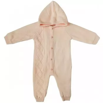 Папитто Комбинезон Ромбы вязаный на подкладке