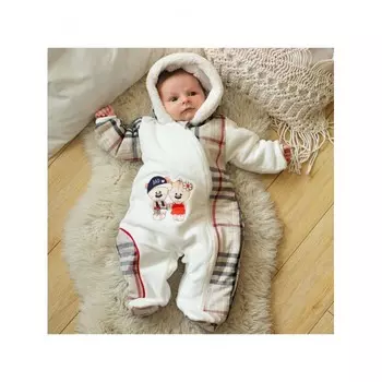 Папитто Комбинезон утепленный с капюшоном Сладкая парочка