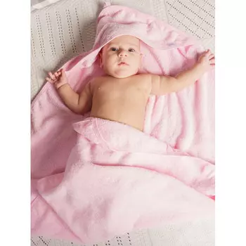 Папитто Полотенце для купания с уголком 100х100