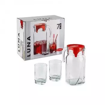Pasabahce Набор Luna: кувшин 1.3 л и 6 стаканов