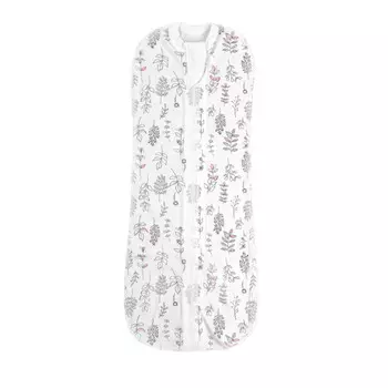 Пеленка AmaroBaby Кокон на молнии Soft Hugs Растения