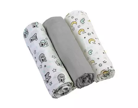 Пеленка BabyOno Набор пеленок (муслин) 348 3 шт.
