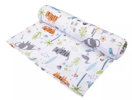 Пеленка BamBola Слоник 100х135 см