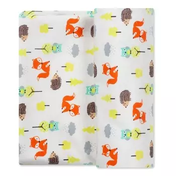 Пеленка Чудо-чадо для новорожденных фланелевая Тренды Лес