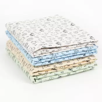 Пеленка Чудо-чадо фланелевая Зверюшки 120х85 см 4 шт.