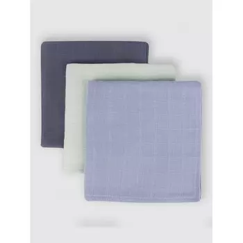 Пеленка Firstday муслин Aqua 80х80 см 3 шт.