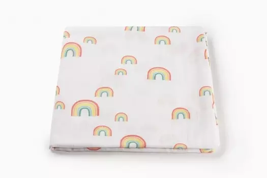 Пеленка Firstday Муслиновая Rainbow 120х120 см