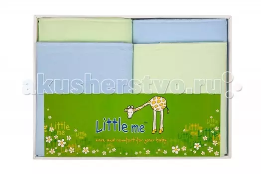 Пеленка Little me Комплект из 4 пеленок