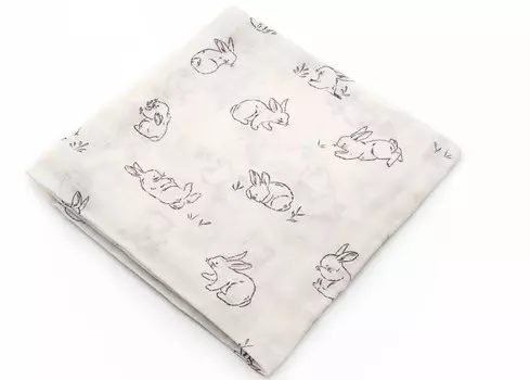 Пеленка MamSis Зайки 120х120 см
