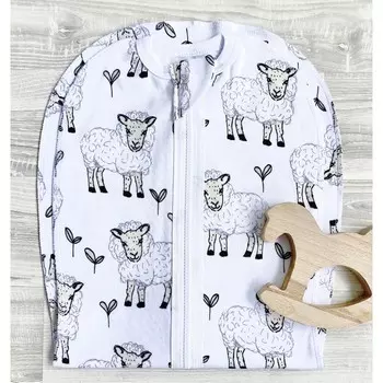 Пеленка Mjolk Кокон Basic Овечки