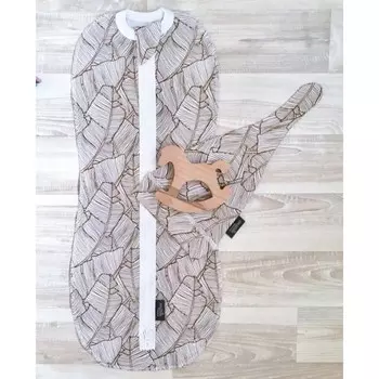 Пеленка Mjolk кокон и шапочка Palm Tree