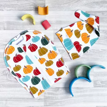 Пеленка Mjolk Кокон и шапочка Тыквы