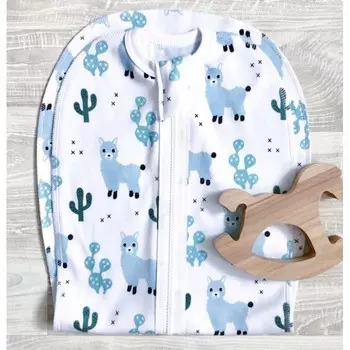 Пеленка Mjolk кокон на молнии Ламы