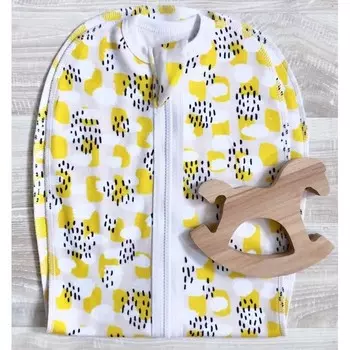 Пеленка Mjolk кокон на молнии Mustard Spots