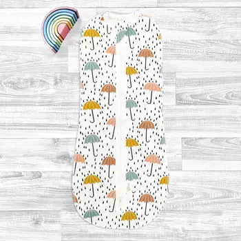 Пеленка Mjolk Кокон Зонтики