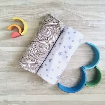 Пеленка Mjolk Palm Tree/Звёзды 80х80 см 2 шт.