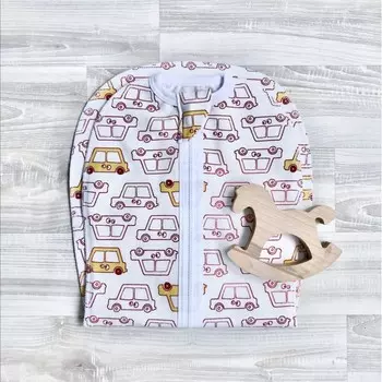 Пеленка Mjolk Утепленный кокон Машинки