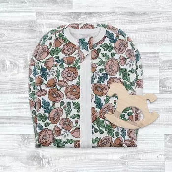 Пеленка Mjolk Утеплённый кокон Маки