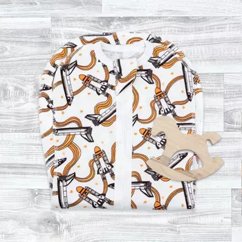 Пеленка Mjolk Утеплённый кокон Ракеты