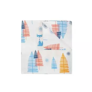 Пеленка Сонный гномик муслин Елочки 120х120 см