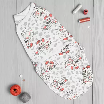 Пеленка Vikalex Кокон на липучке Собачки