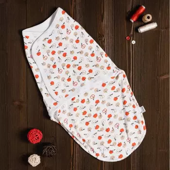 Пеленка Vikalex Кокон на липучке Яблочки