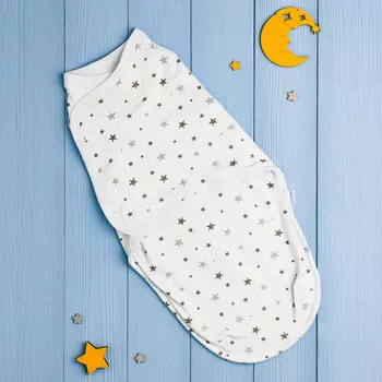 Пеленка Vikalex Кокон на липучке Звездочки