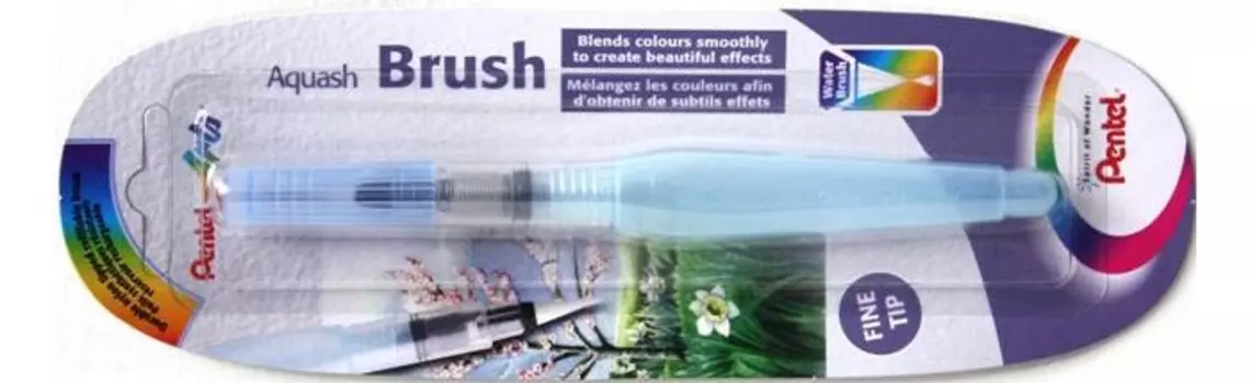 Pentel Кисть с резервуаром Aguash Brush тонкая 10 мл