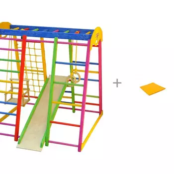 Perfetto Sport Детский спортивный комплекс Pappagallo и Мат № 16 (135х123х4) складной