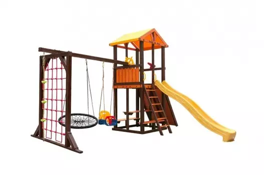 Perfetto Sport Игровой комплекс Bari-11 + качели Паутина