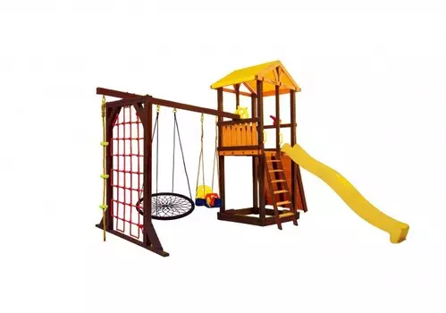 Perfetto Sport Игровой комплекс Pitigliano-11 + качели Паутина