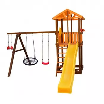 Perfetto Sport Игровой комплекс Pitigliano-3 + качели Паутина