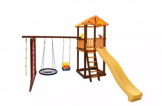 Perfetto Sport Игровой комплекс Pitigliano-9 + качели Паутина