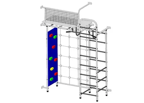 Пионер Шведская стенка 10С со скалодромом