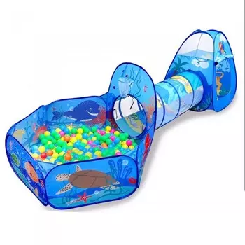 Pituso Дом Океан конус туннель, сухой бассейн + 100 шаров