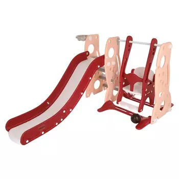 Pituso Горка-комплекс Шаттл с качелями и баскетбольным кольцом