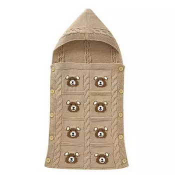 Pituso Конверт вязаный Мишка 75x35 см