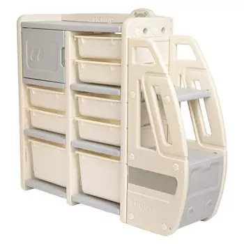 Pituso Стеллаж для игрушек с ящиками Экспресс 116х36х99