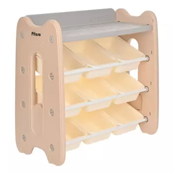 Pituso Стеллаж для игрушек с ящиками Сat