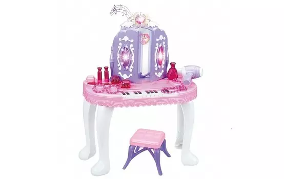 Pituso Трюмо принцессы с пуфиком 72х54х57 см