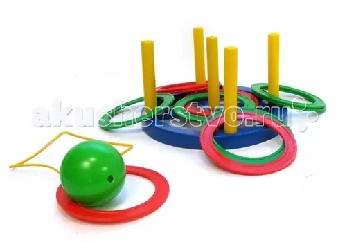 Пластмастер Кольцеброс + Поймай шарик игра 2 в 1