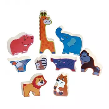 Playgo Пазл-головоломка Животные сафари