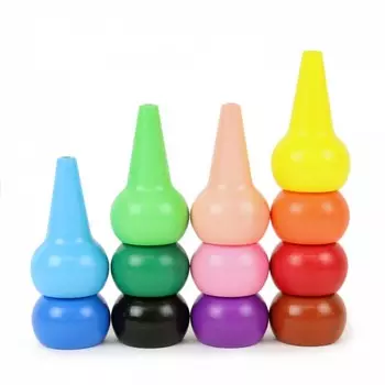 Playon Crayon Набор восковых карандашей Primary set Яркие цвета