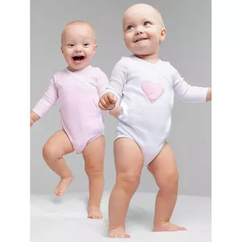 Playtoday Боди длинный рукав для девочек Sweet Heart 2 шт.