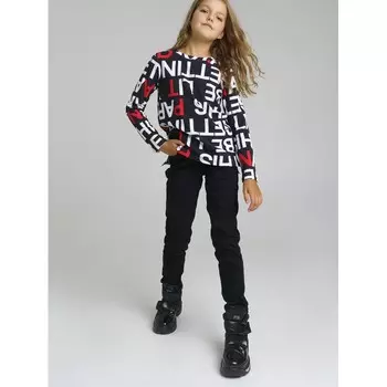 Playtoday Брюки джинсовые утепленные для девочки 32121258