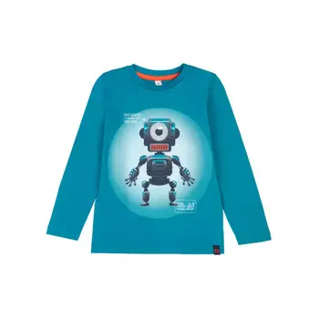Playtoday Фуфайка трикотажная для мальчиков Robots kids boys